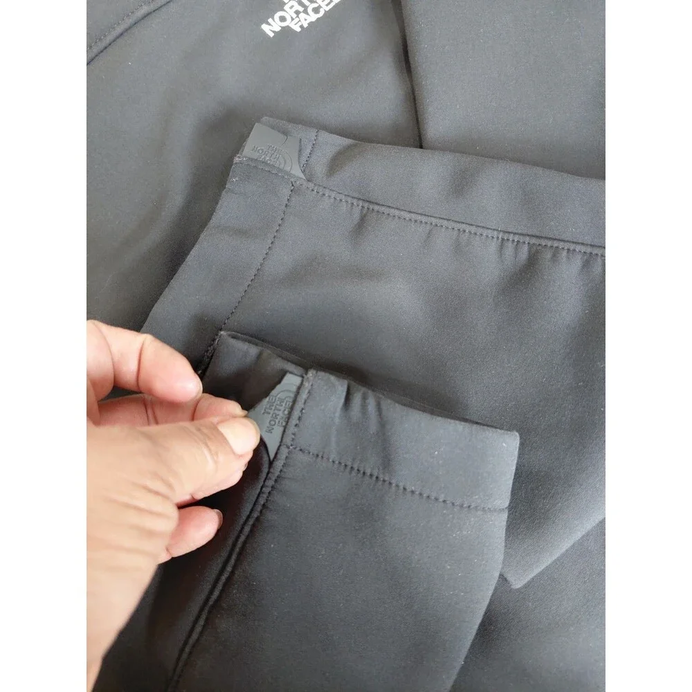 The North Face Mens Apex Bionic Jacket Softshell Fleece Lined Mens Sz M Black